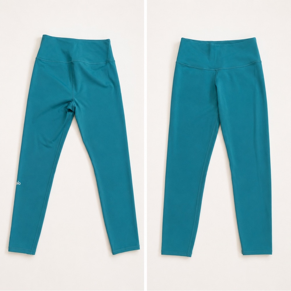 ALO 7/8 High-Waist Airlift Legging Teal Agate XL SOLD OUT! $128 Brand New